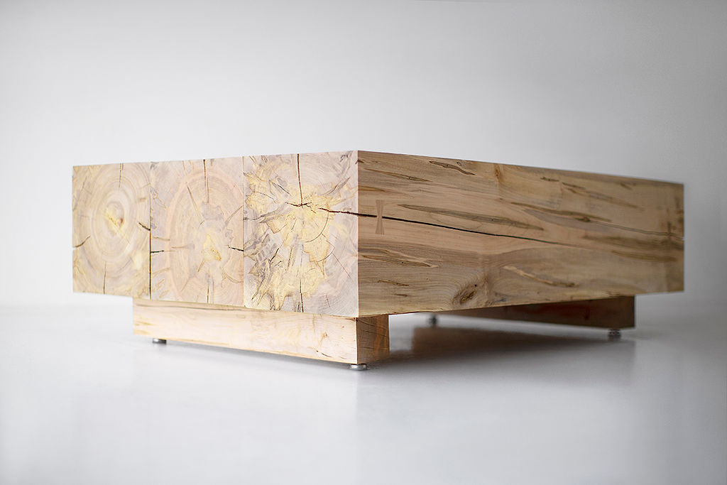 Solid Log Coffee Table 3 Bay Image 01