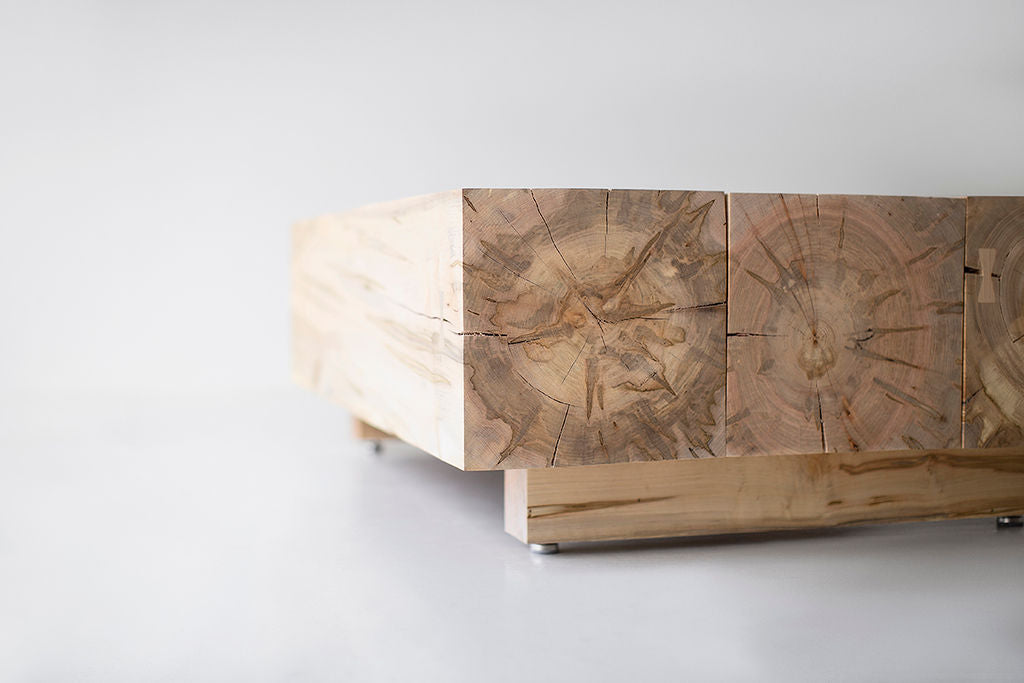 Solid Log Coffee Table 3 Bay Image 02