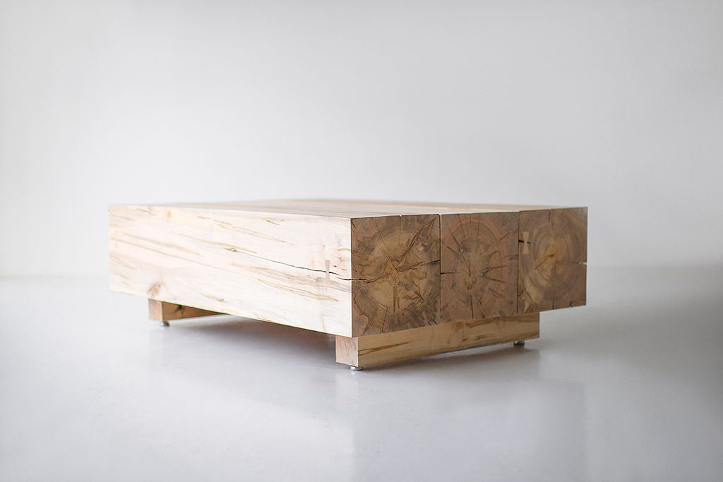 Solid Log Coffee Table 3 Bay Image 10