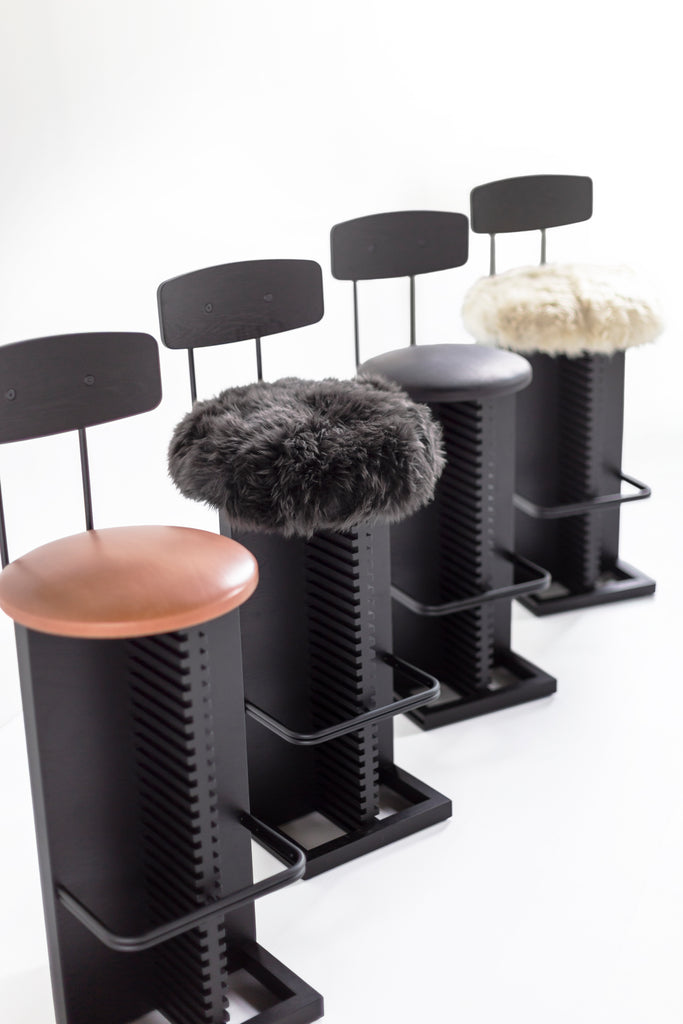 Black Bar Stool Cicely Backs, image 5
