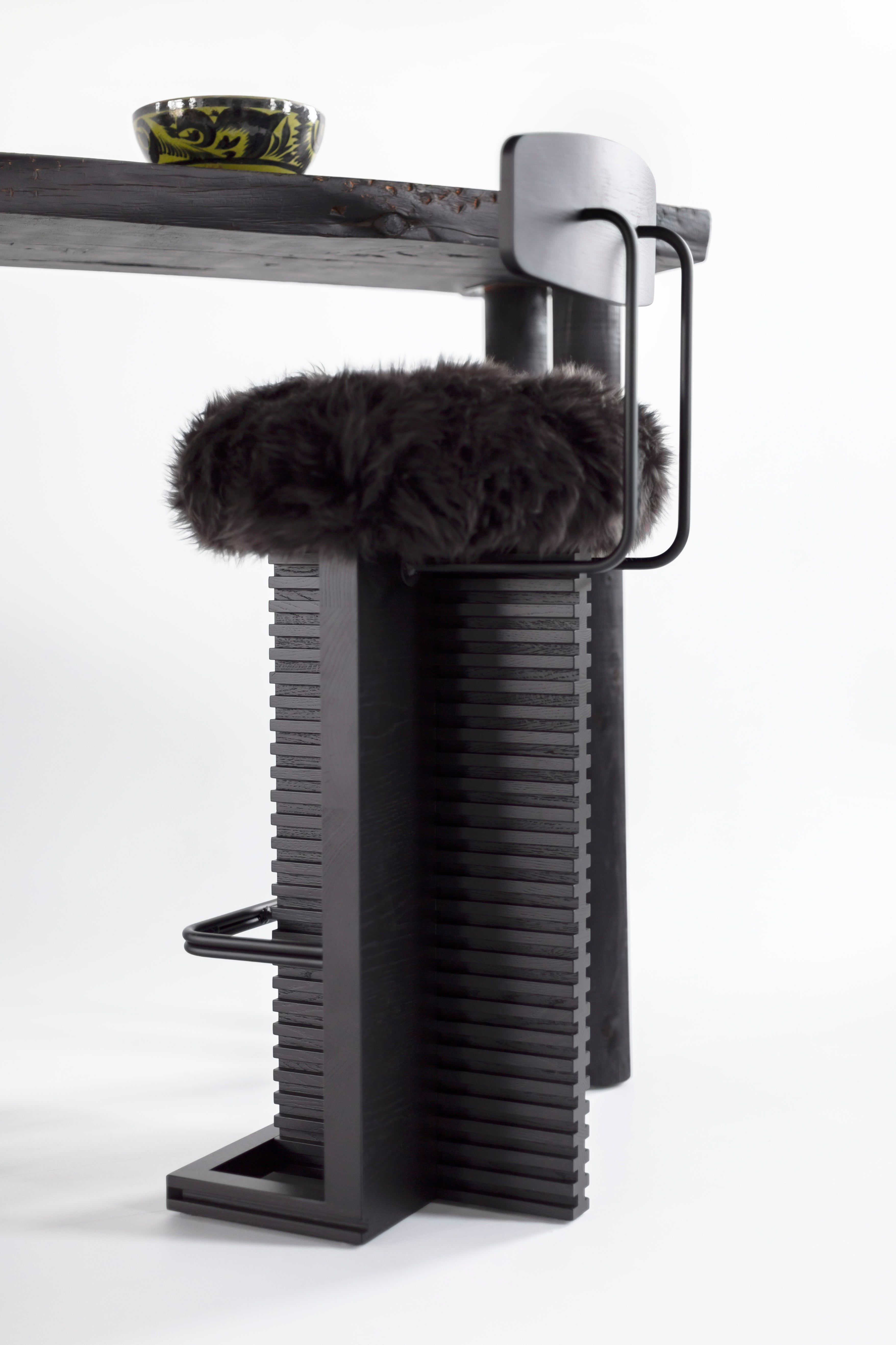 Black Bar Stool Cicely Backs, image 6