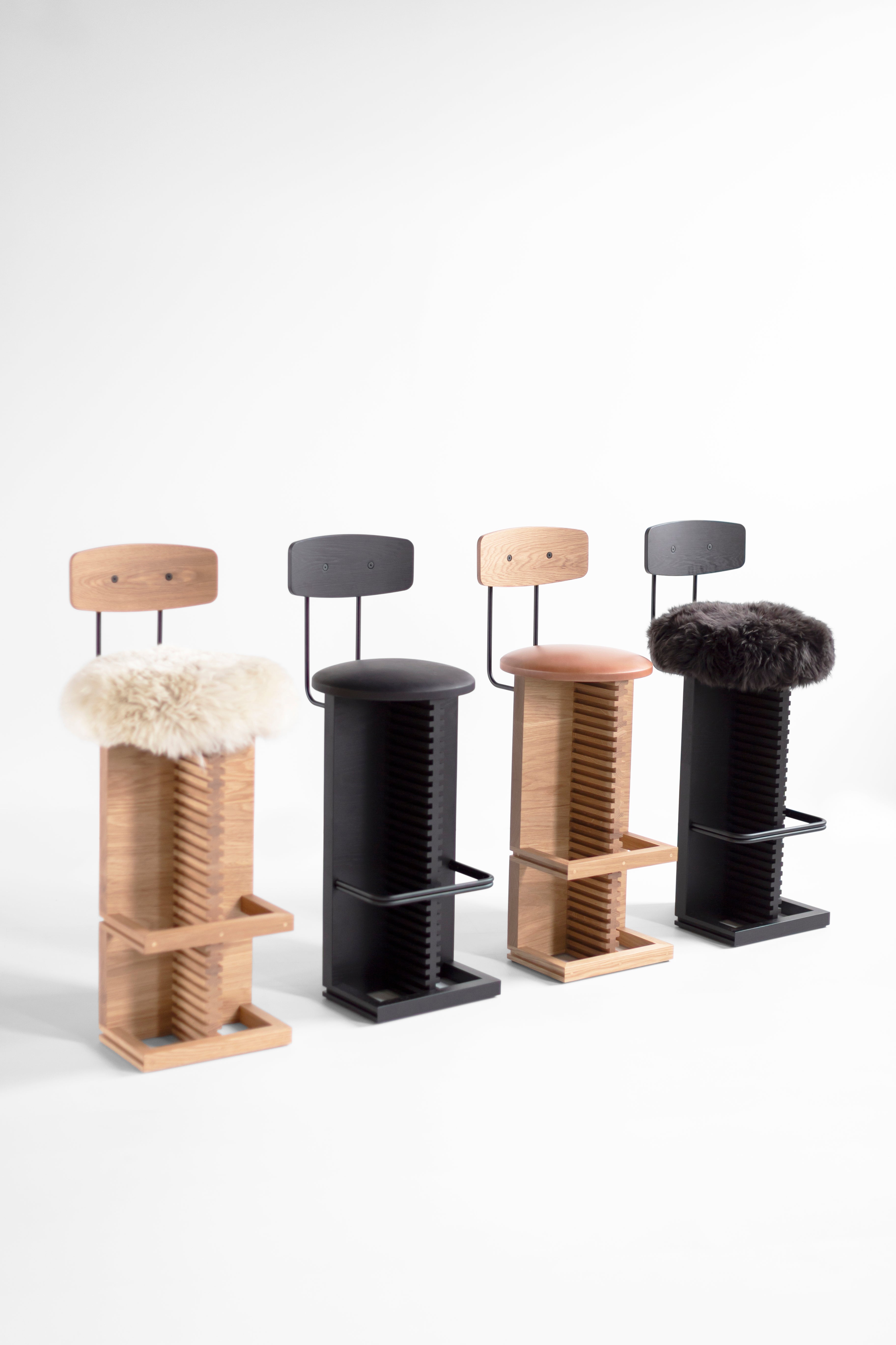 Black Bar Stool Cicely Backs, image 10
