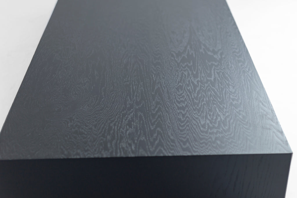 Blackened Oak Waterfall Coffee Table, image 9
