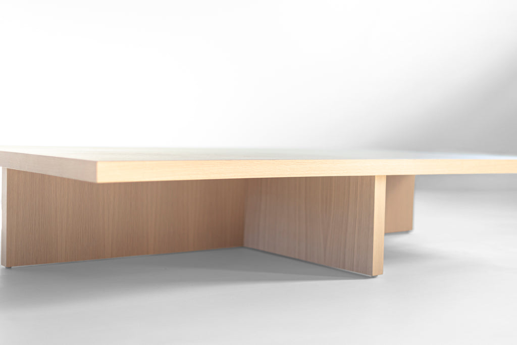 Bleached Oak Quadrant Coffee Table, image 3