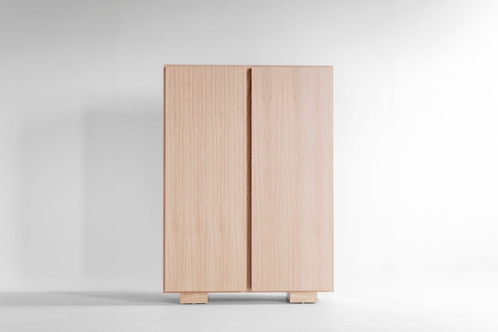 Bleached White Oak Carsen Cabinet, image 3
