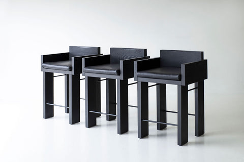Chile Counter Stools Blackened Oak, Image 01
