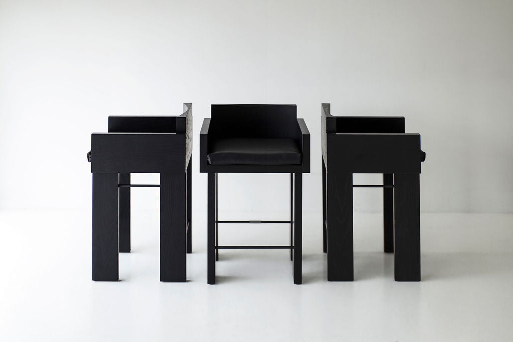 Chile Counter Stools Blackened Oak, Image 04