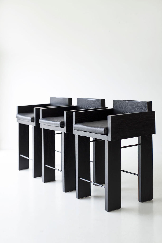 Chile Counter Stools Blackened Oak, Image 10