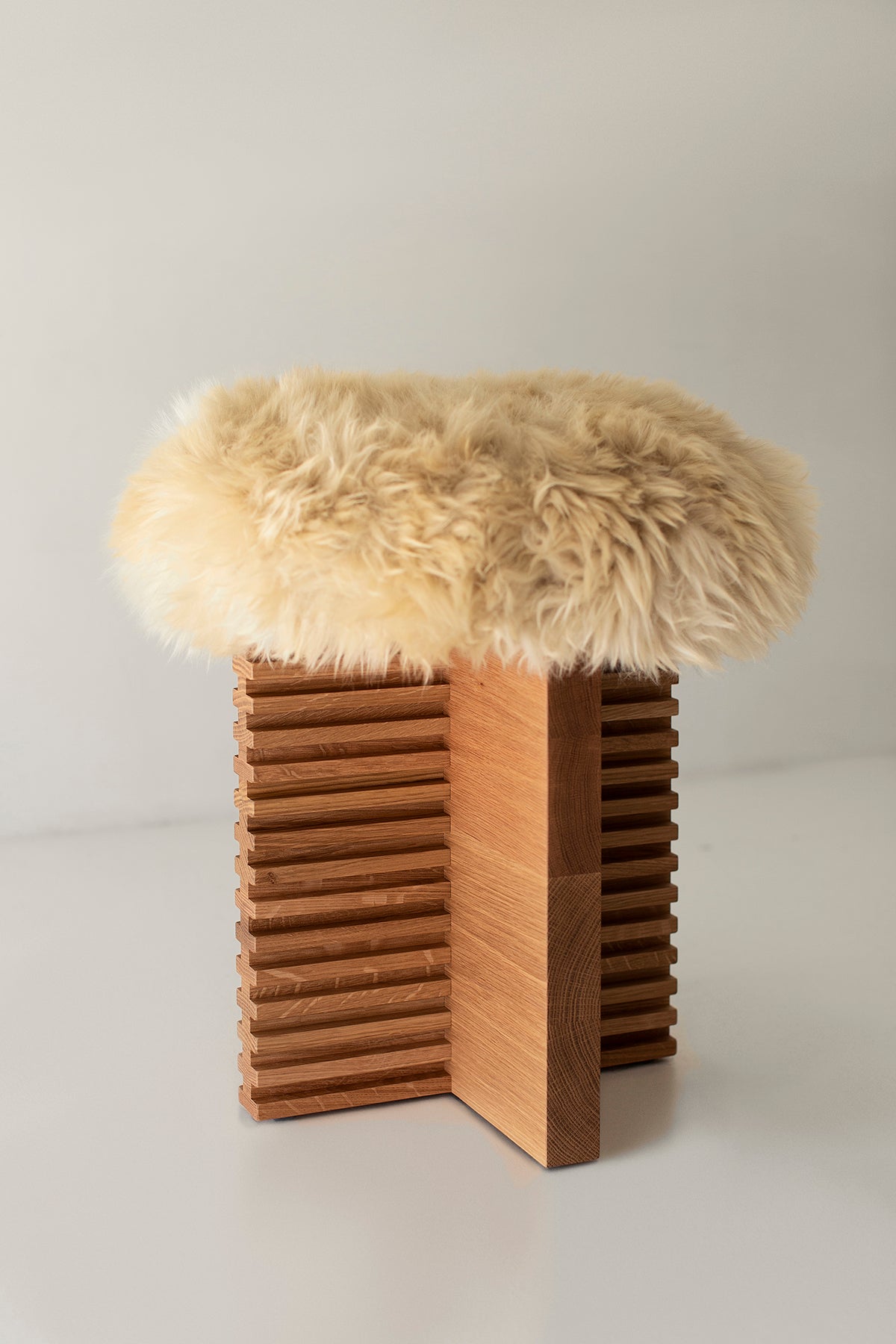 Cicely Dining Stool Sheepskin, Image 05