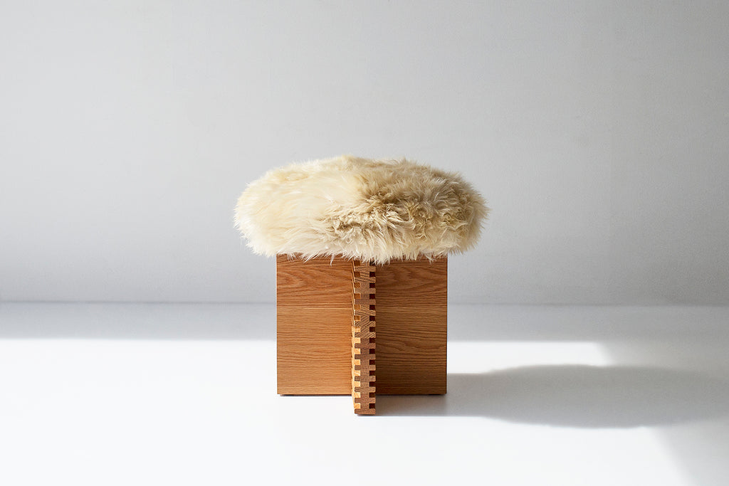 Cicely Dining Stool Sheepskin, Image 09