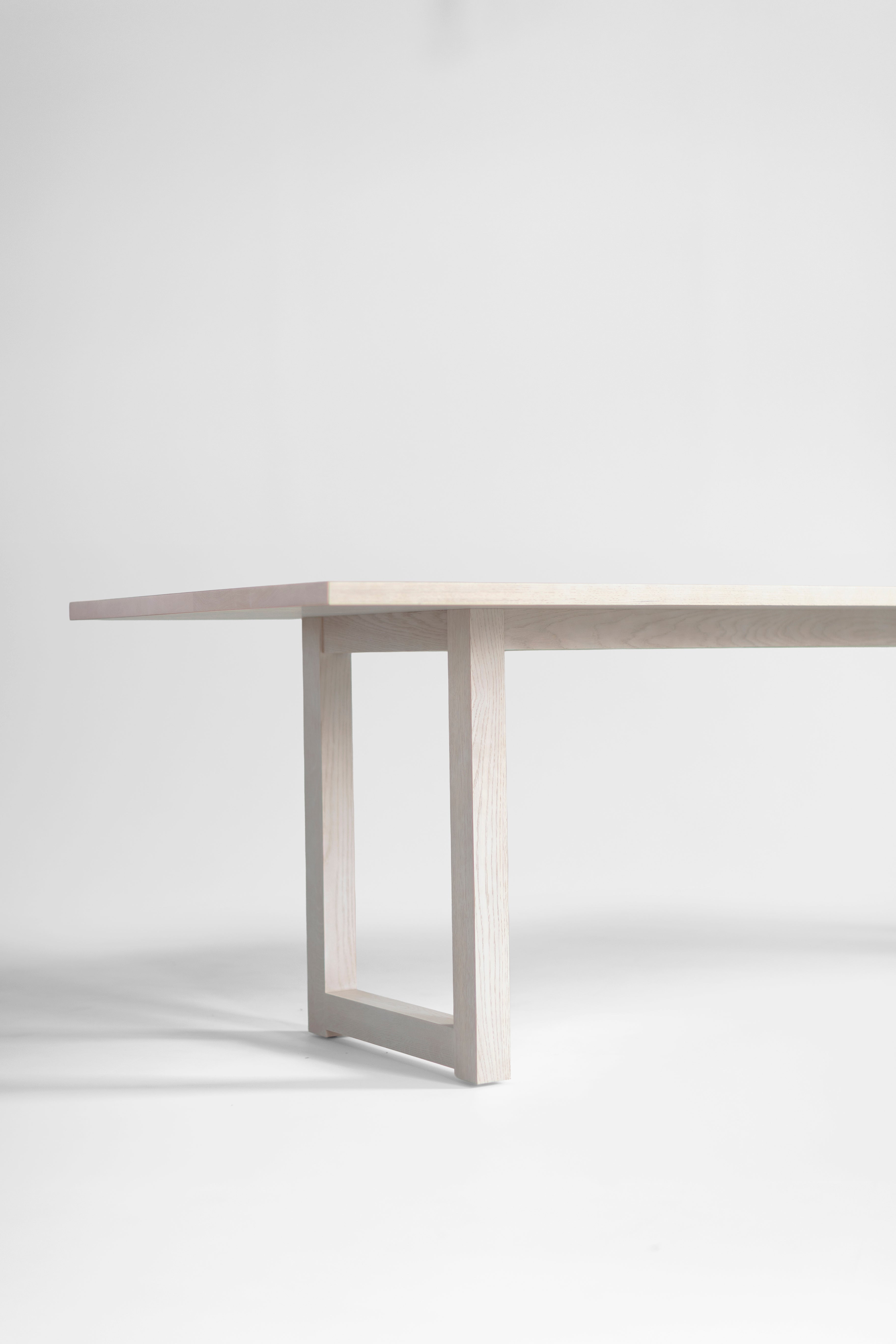 Harvest Dining Table Pickled White Oak, image 2