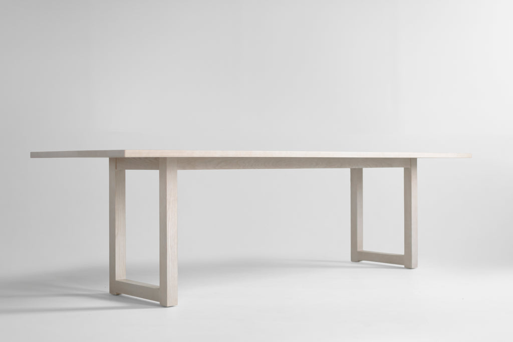 Harvest Dining Table Pickled White Oak, image 5