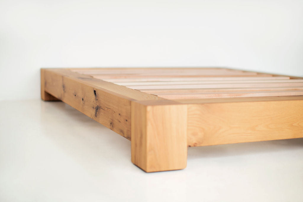 Ithaca Platform Bed Rustic White Oak, image 02