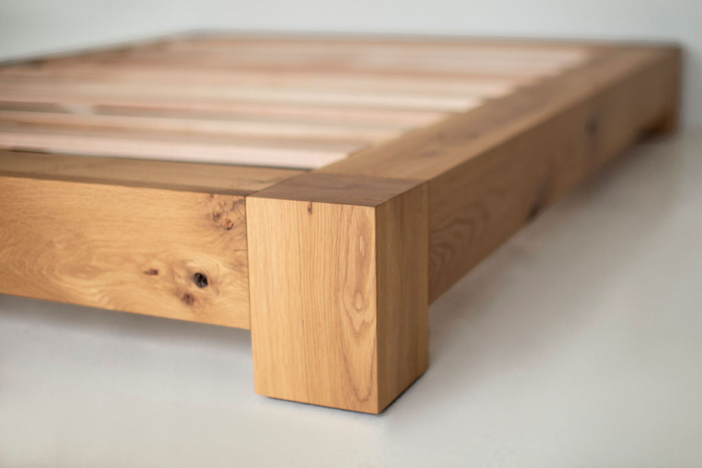 Ithaca Platform Bed Rustic White Oak, image 05
