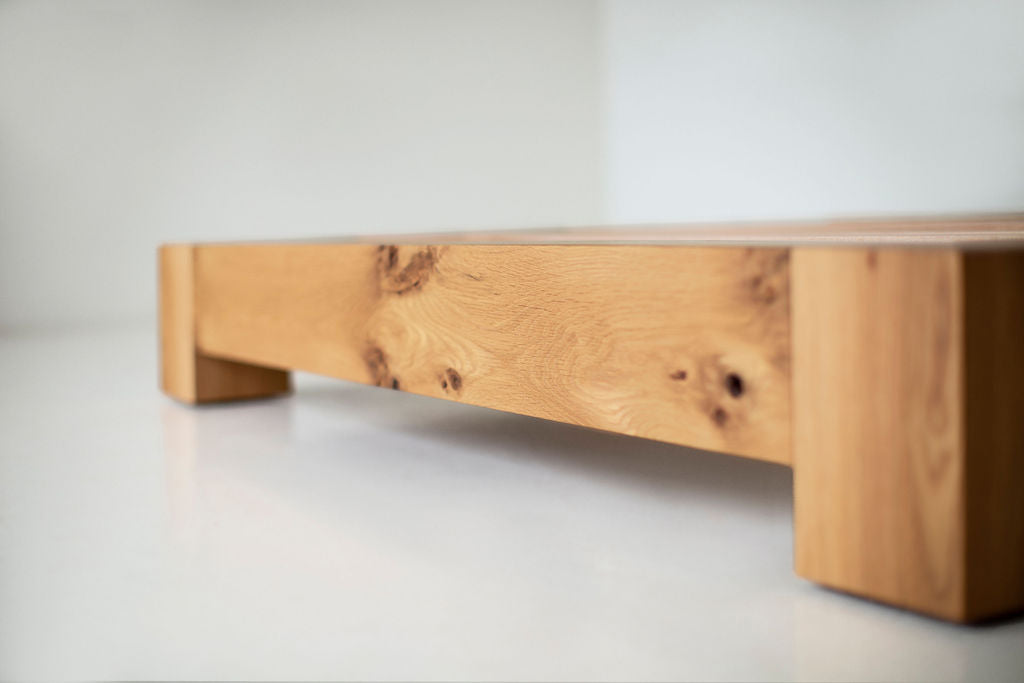 Ithaca Platform Bed Rustic White Oak, image 09