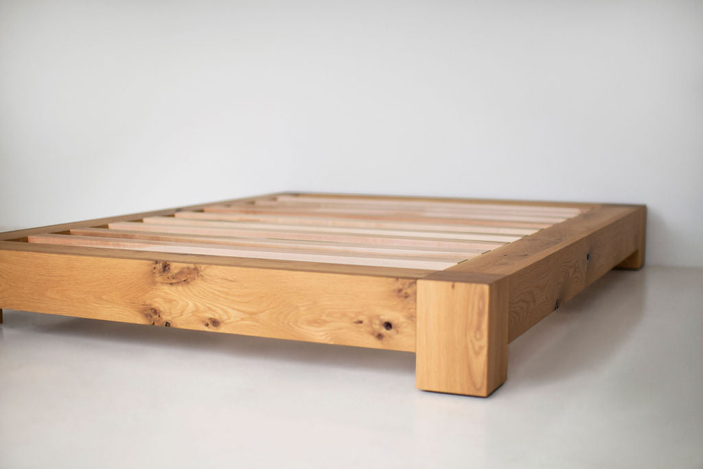 Ithaca Platform Bed Rustic White Oak, image 10