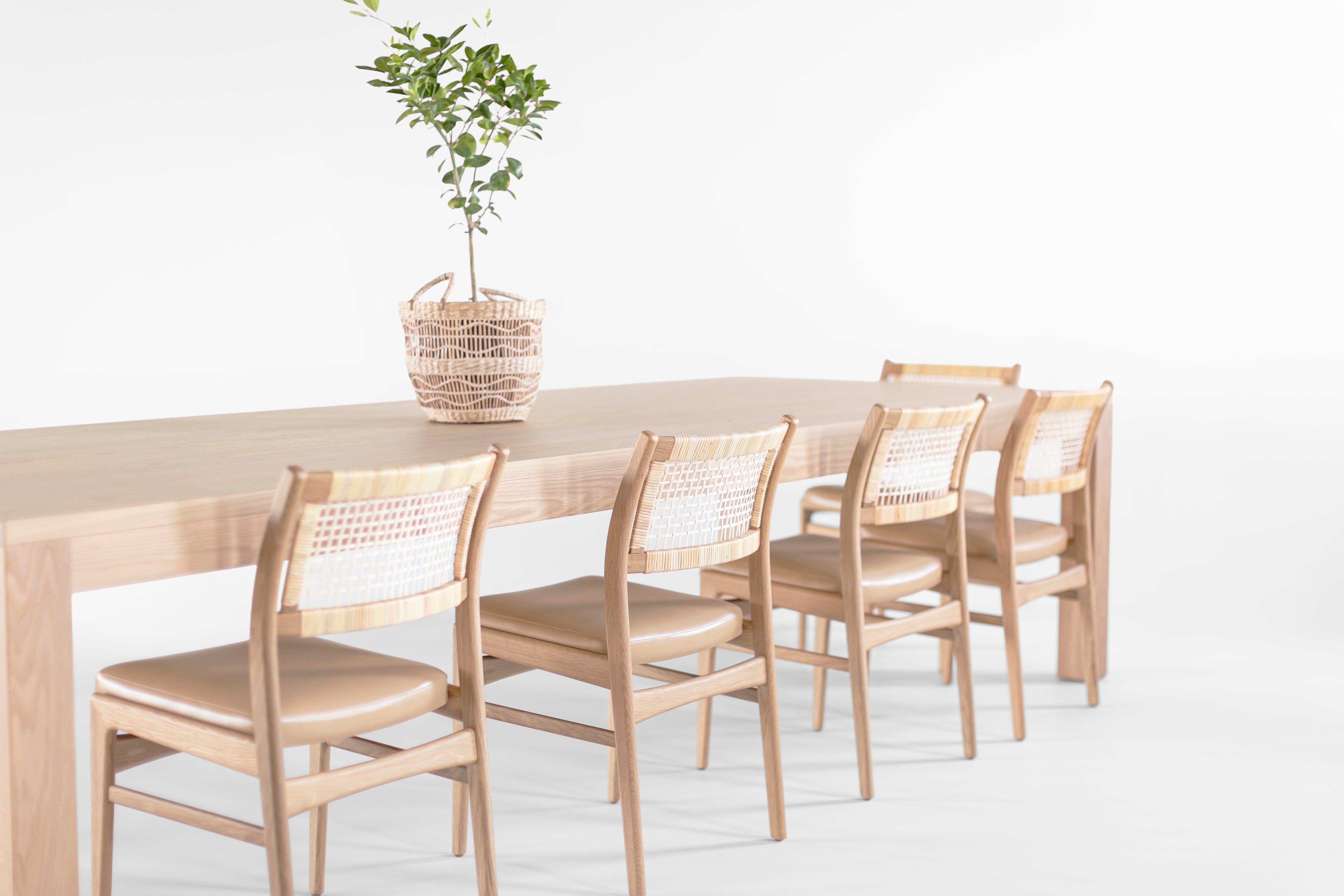 Large Christopher Table Bleached Oak, image 4