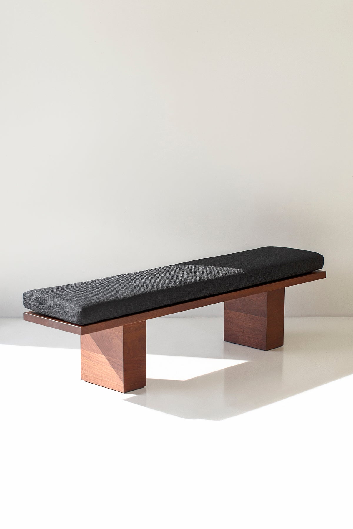 Modern Walnut Suelo Bench Image 05
