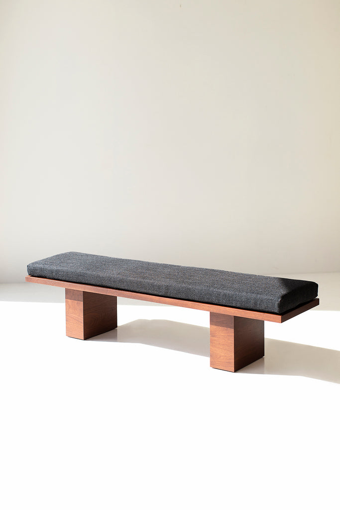 Modern Walnut Suelo Bench Image 10