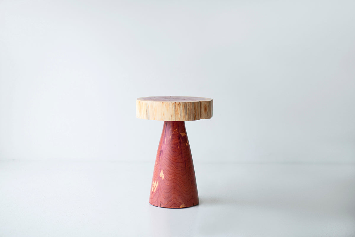 Modern Tables | Natural Red Cedar Side Table - The Summit - 1825 ...