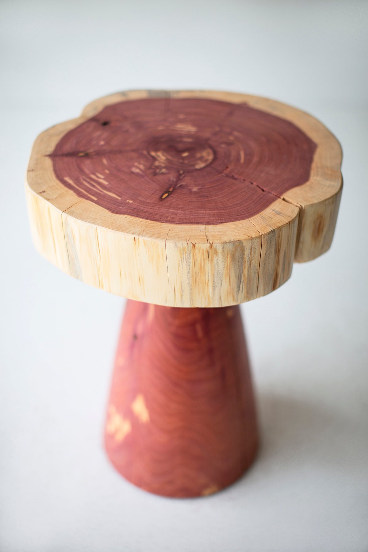 Modern Tables | Natural Red Cedar Side Table - The Summit - 1825 ...