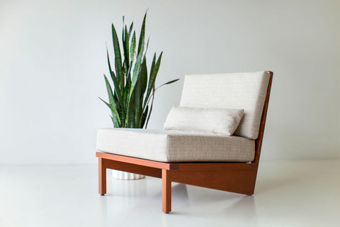 Patio Furniture Slatted Sutton Chair, Image 01