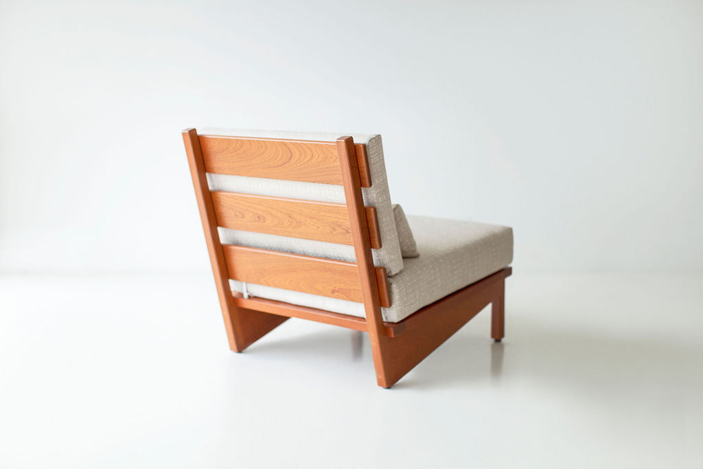 Patio Furniture Slatted Sutton Chair, Image 02