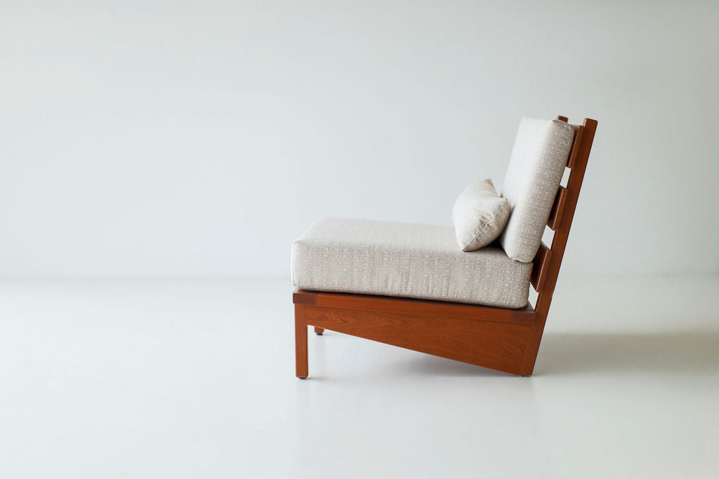 Patio Furniture Slatted Sutton Chair, Image 03