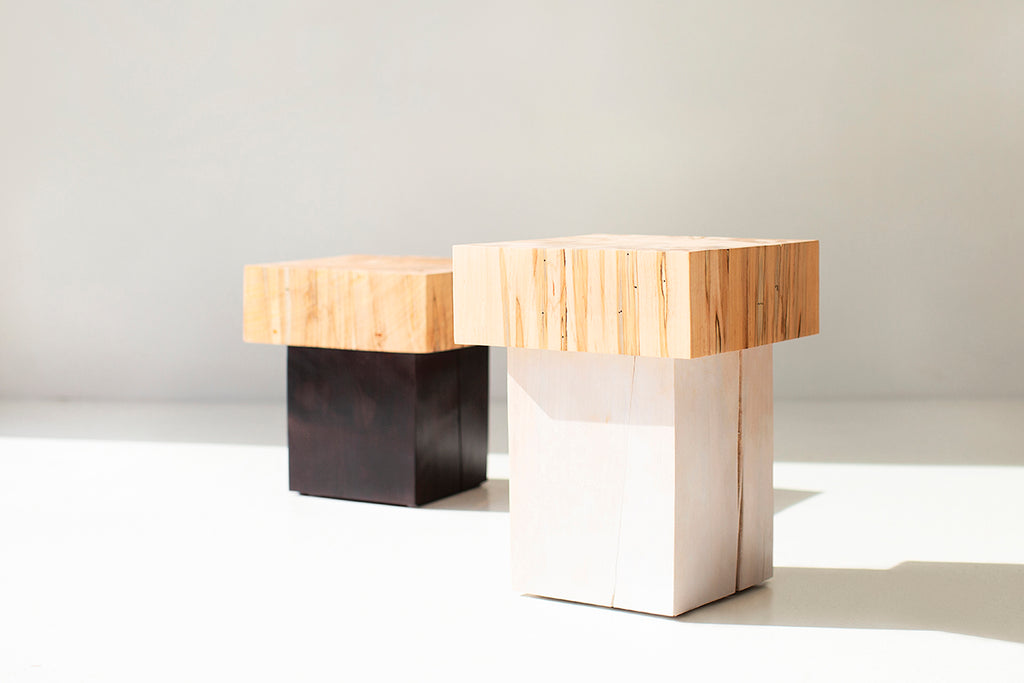 Solid Wood Side Table Viktor Image 01