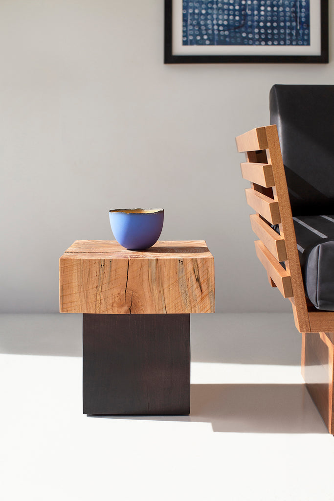 Solid Wood Side Table Viktor Image 02