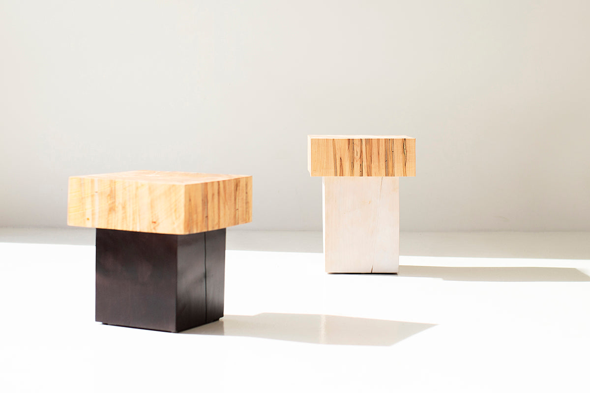 Solid Wood Side Table Viktor Image 04