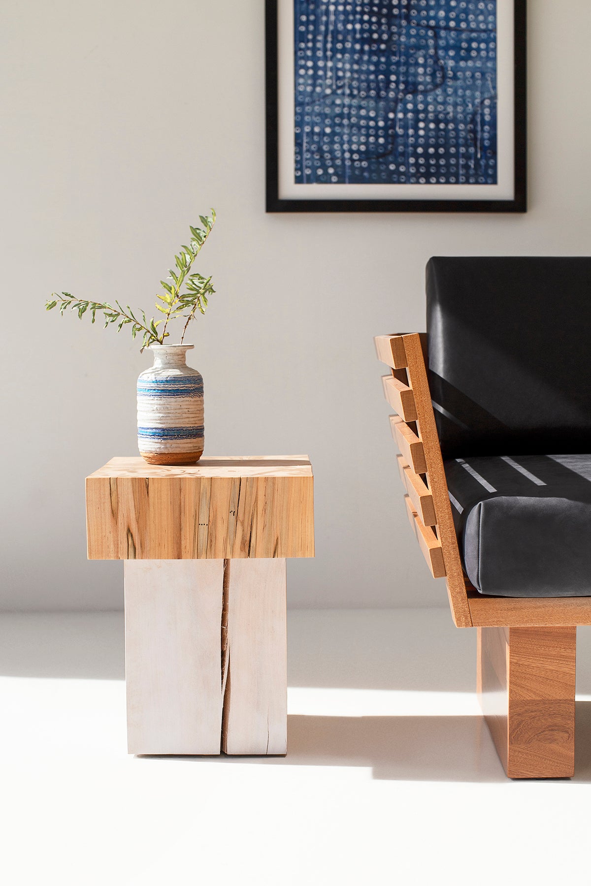 Solid Wood Side Table Viktor Image 05