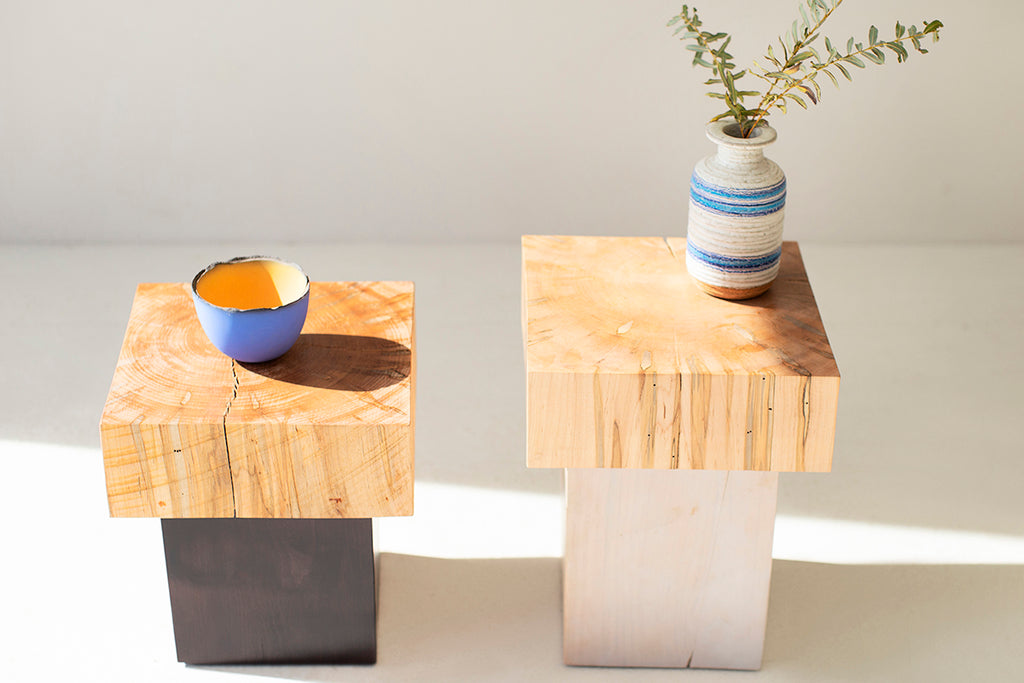 Solid Wood Side Table Viktor Image 06