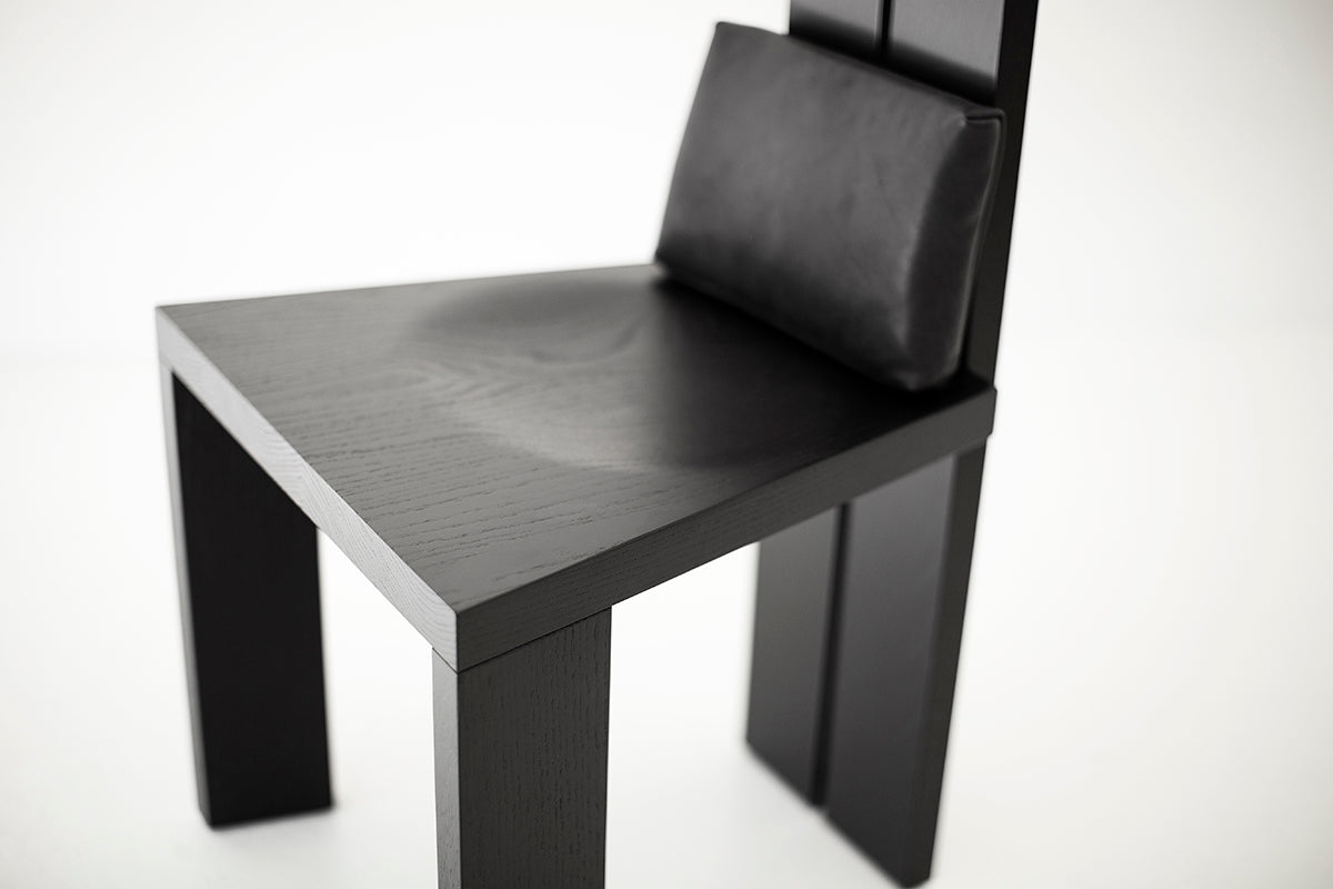 Tall Back Dining Chair Marco Black, Image 06