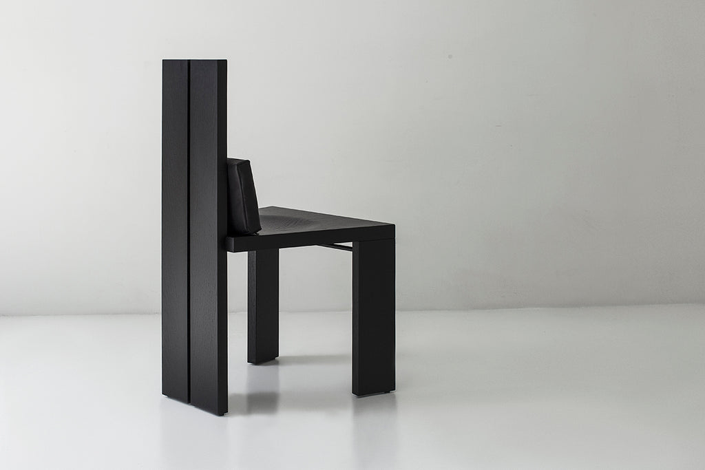 Tall Back Dining Chair Marco Black, Image 07