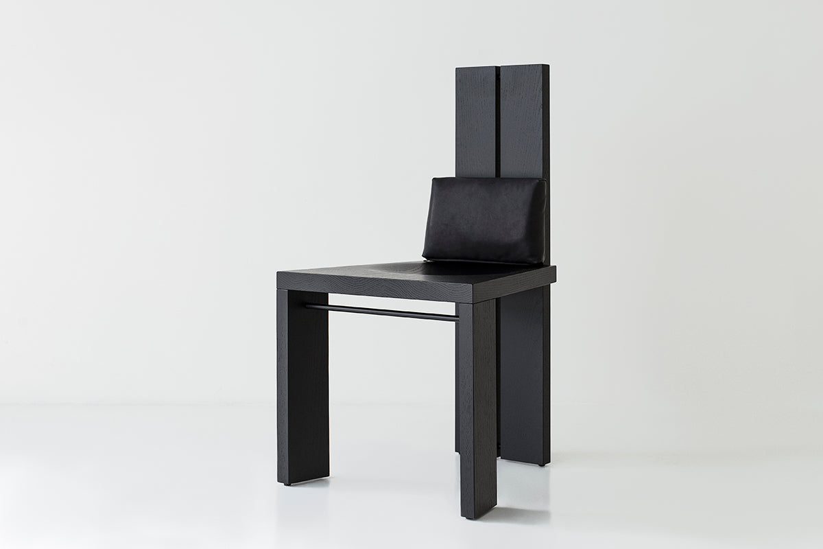 Tall Back Dining Chair Marco Black, Image 10