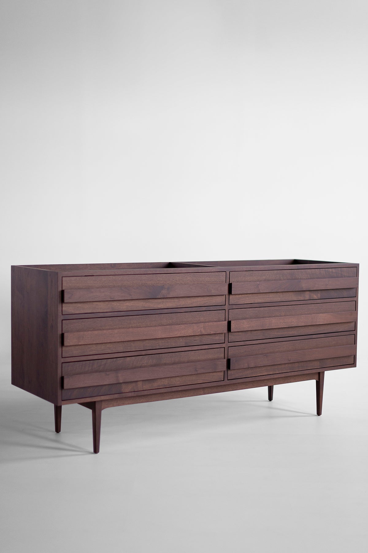 Walnut 6-Drawer Vanity - 4826