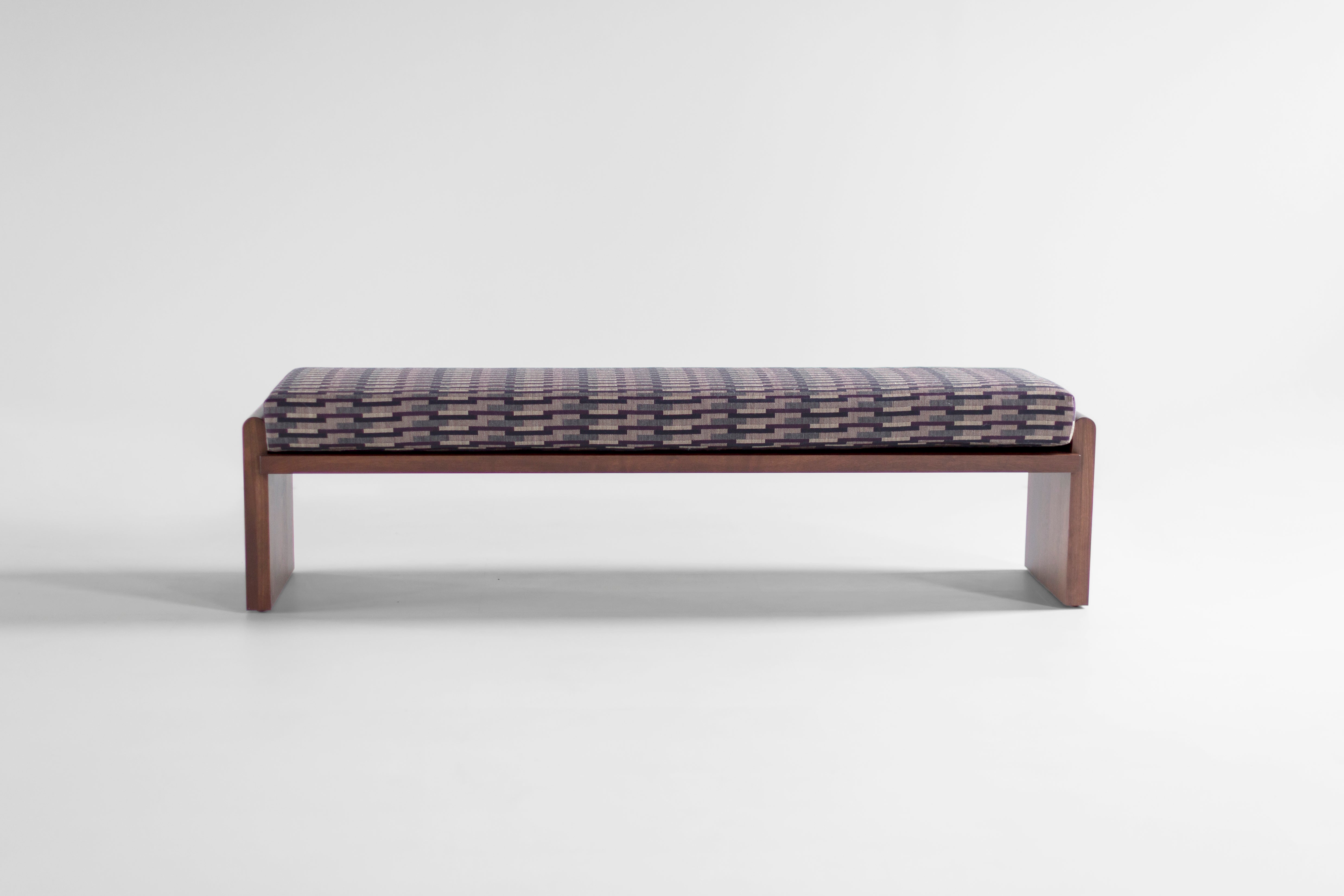 Walnut Iris Bench, image 3