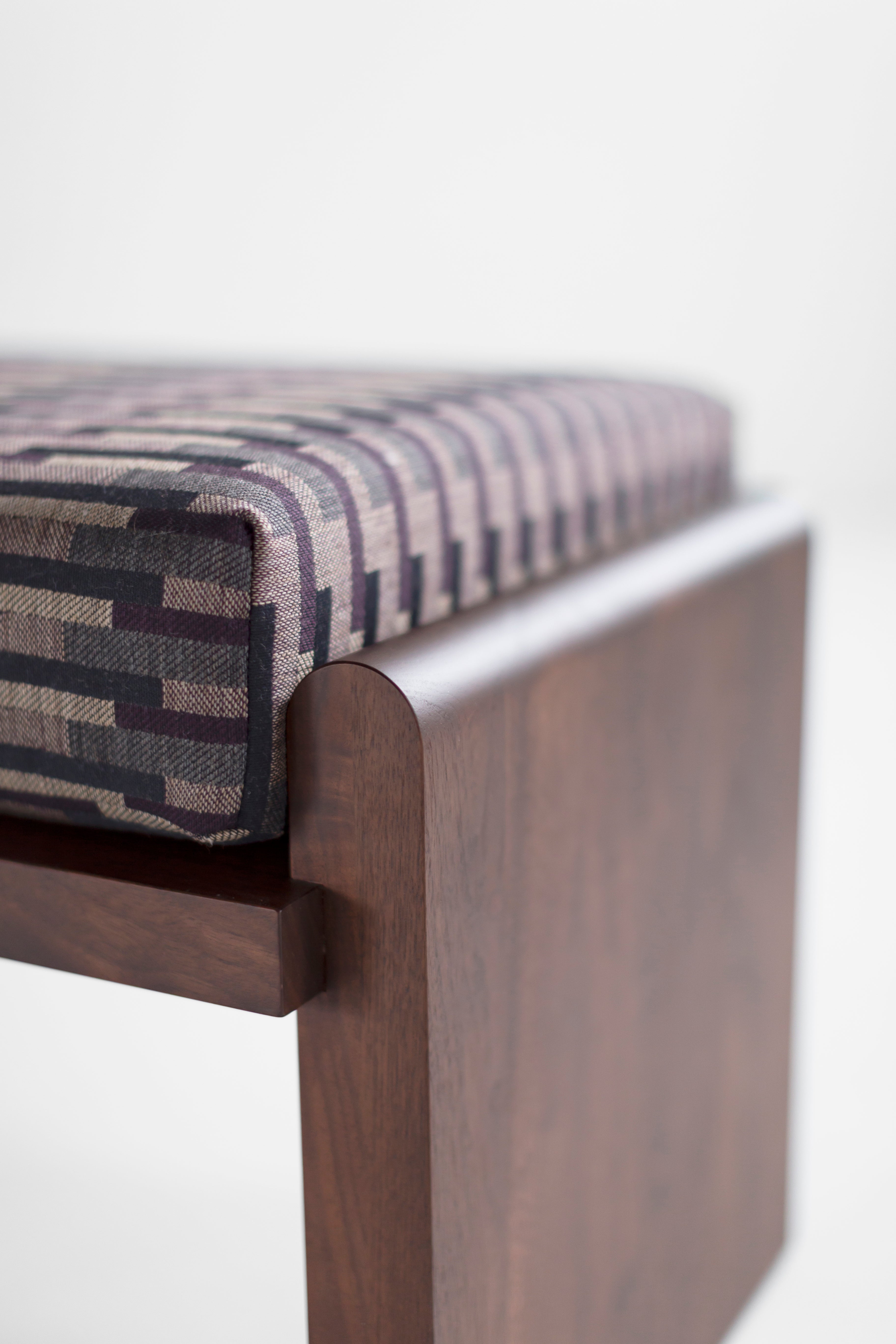 Walnut Iris Bench, image 5