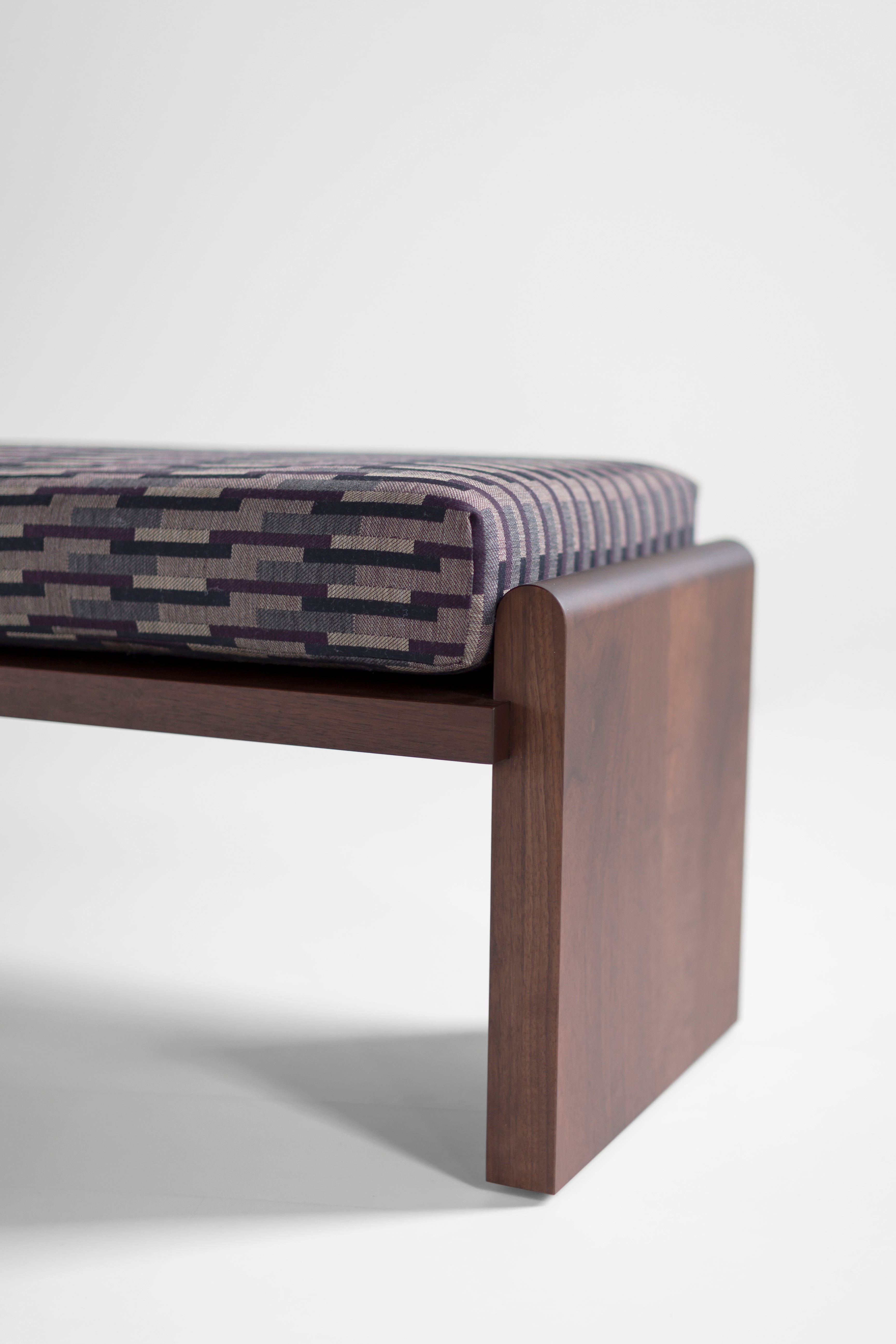 Walnut Iris Bench, image 7