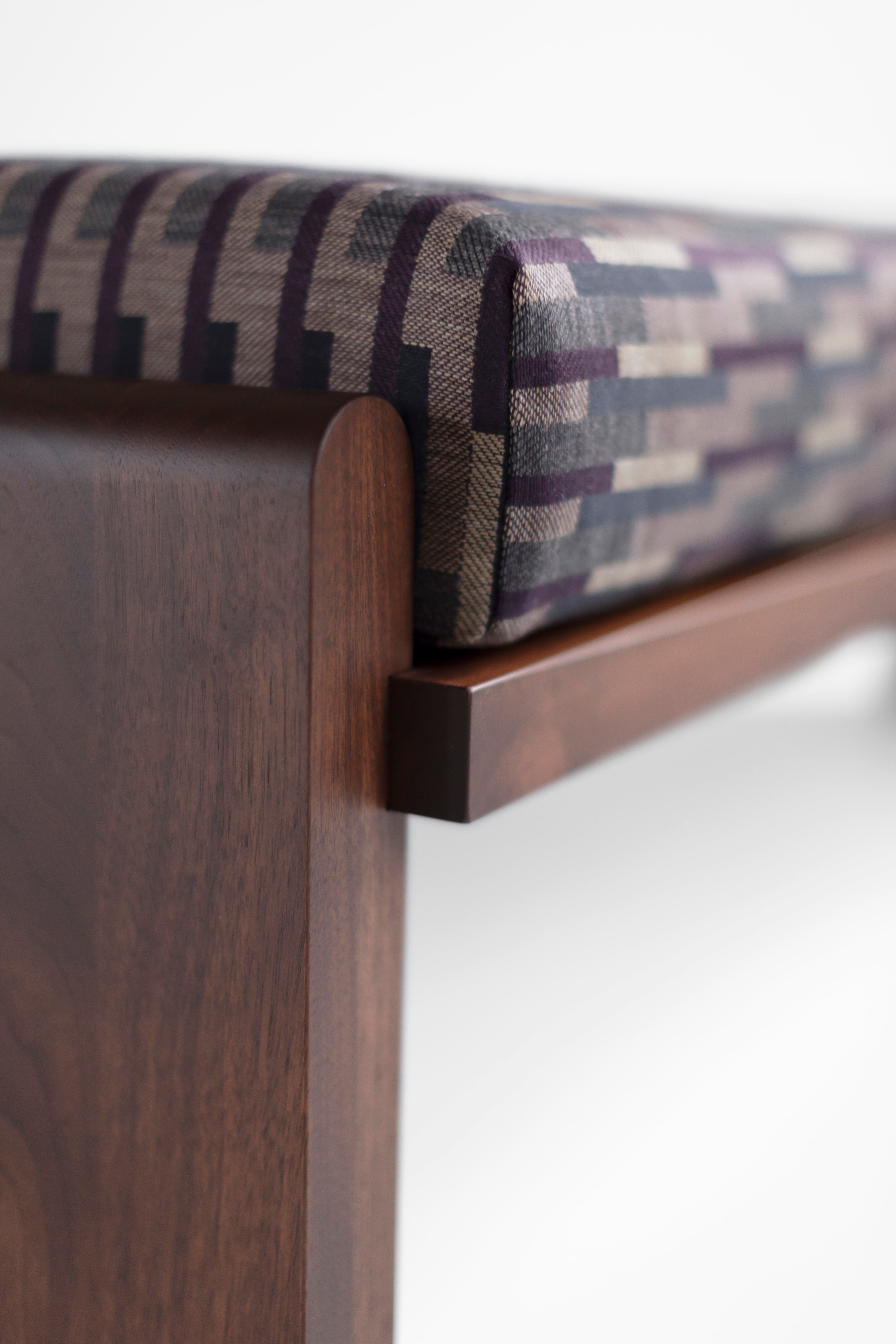 Walnut Iris Bench, image 9