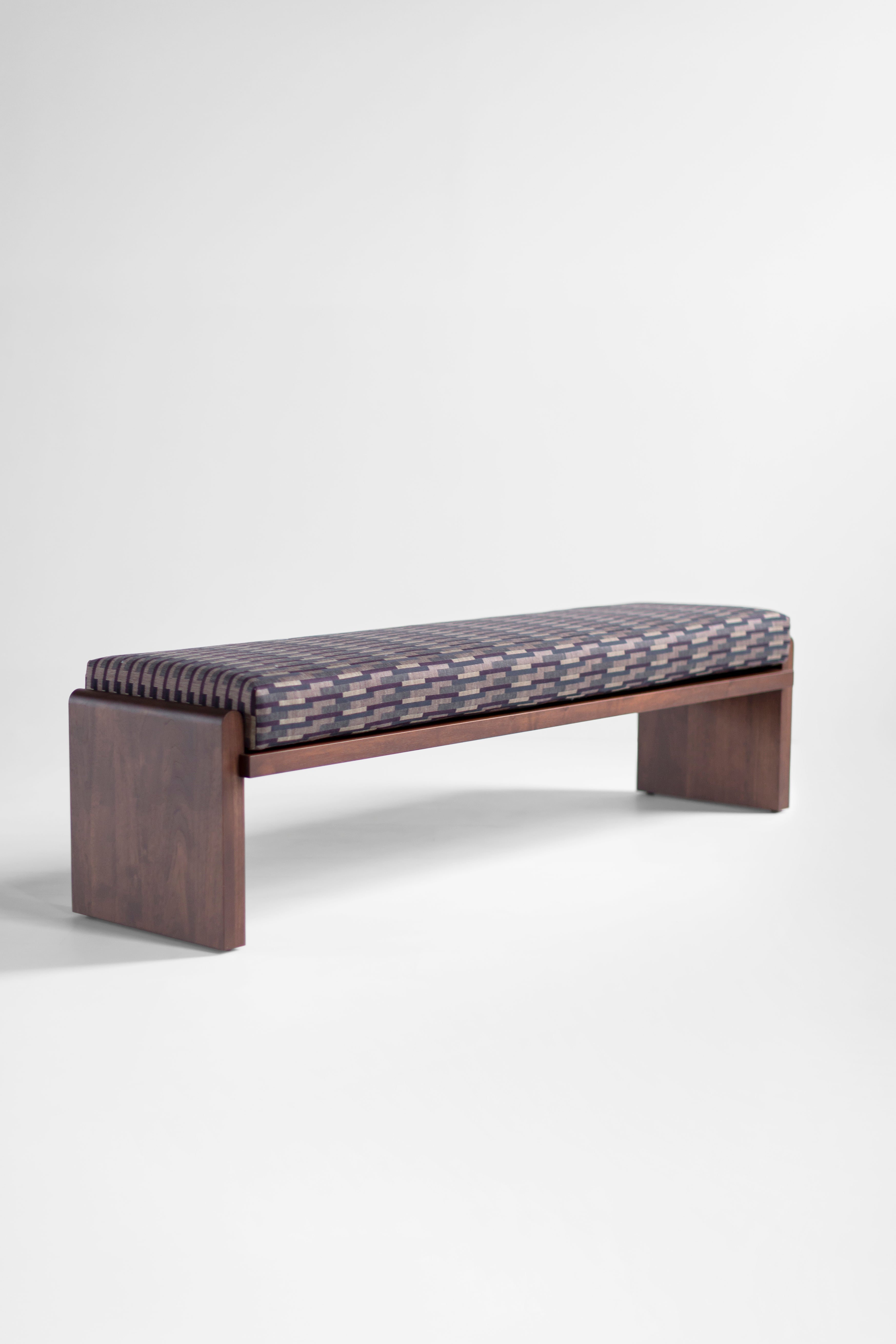 Walnut Iris Bench, image 10