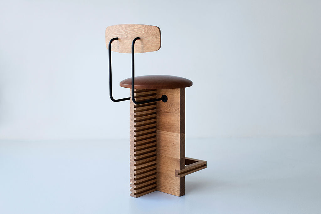 Wood Back Cicely Counter Stool, Image 01