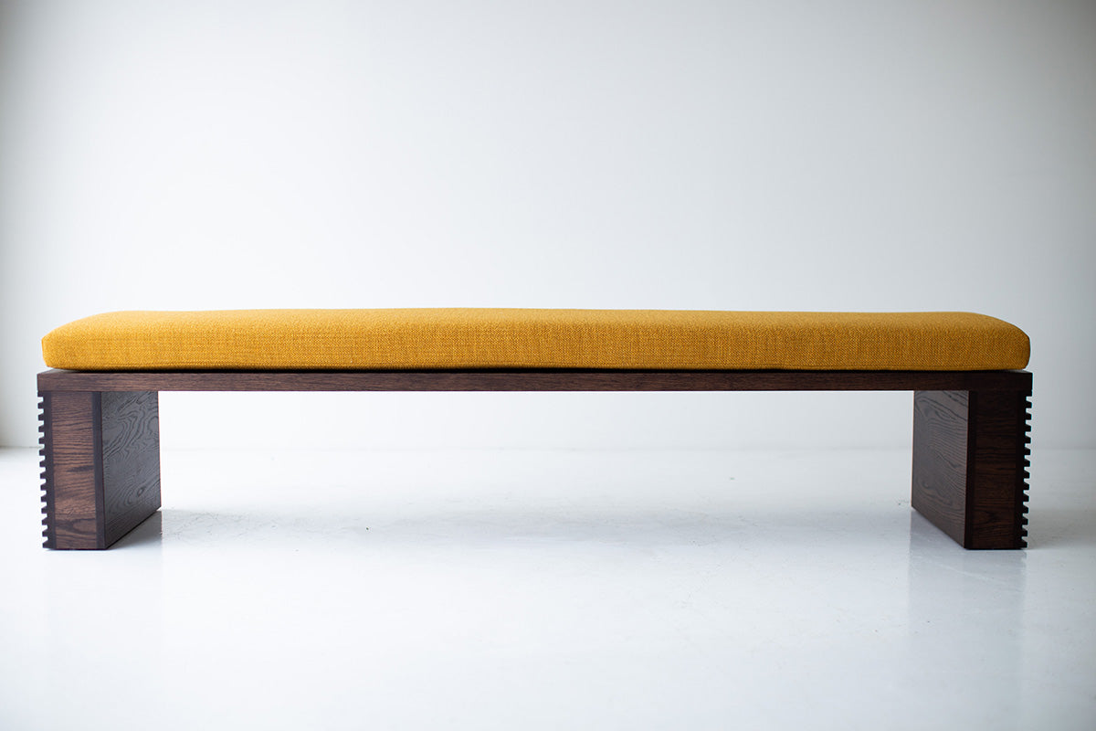 Cheesy Bench Cicely Bench with Chunky Leg - 1123 – bertuhome