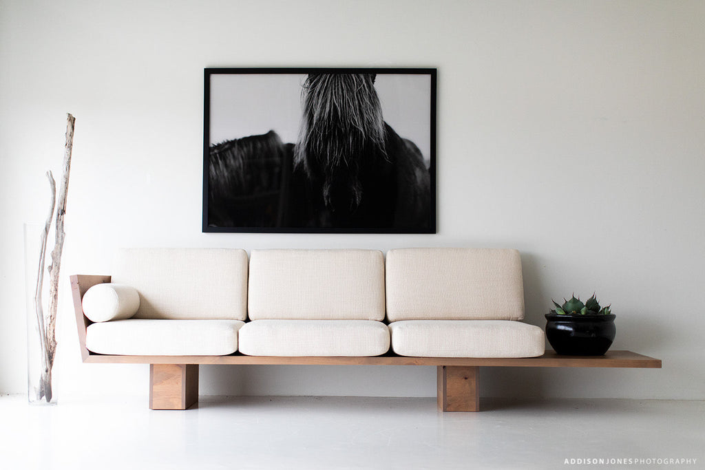 Suelo Modern Wood Sofa - 0520 – bertuhome