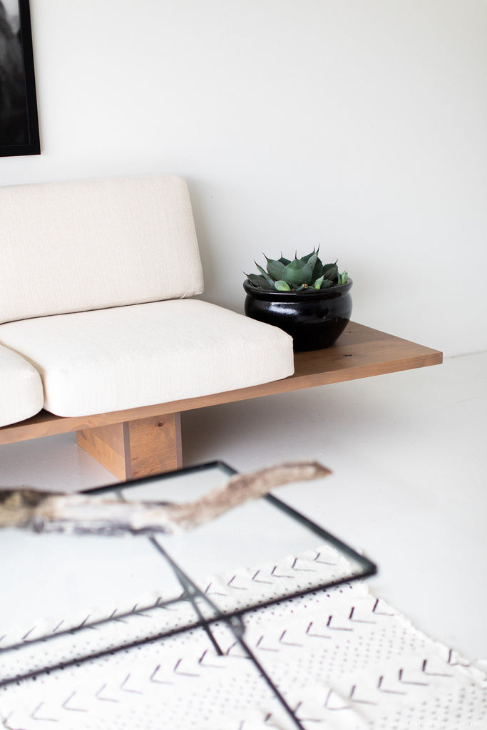 Suelo Modern Wood Sofa with Plinth Base - 2521 – bertuhome