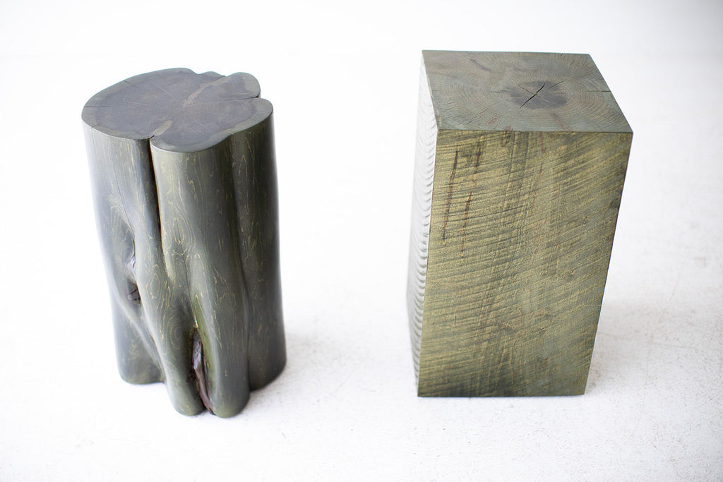 Tree-Stump-Side-Tables-Army-Green-04